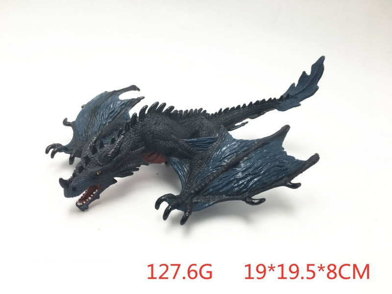 Dark Green Night Hunting Dragon (Its Mouth Can Open And Close)