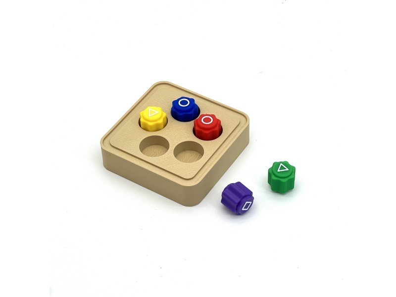Squid Game Props: Brown Base +5 Stones