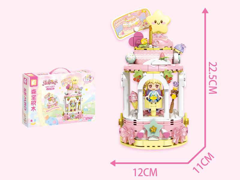 Candy Princess Cake Building Blocks 395pcs