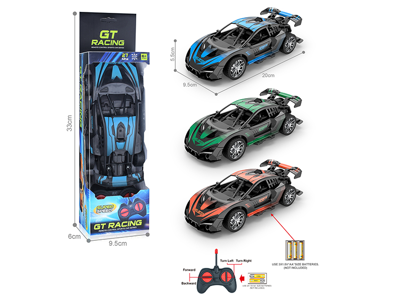 27MHz 1:18 4CH R/C Lamborghini Racing Car(Not Included Batteries)