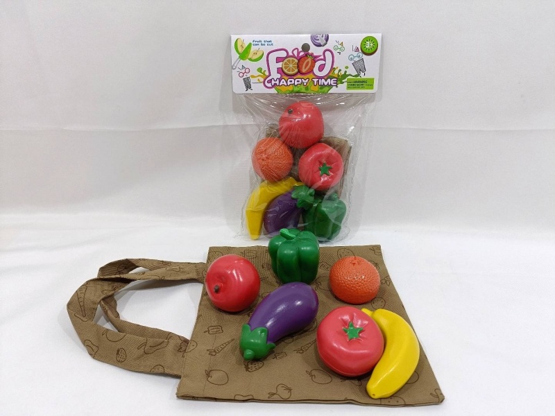 Tpr Soft Rubber Plays House With Fruits And Vegetables
