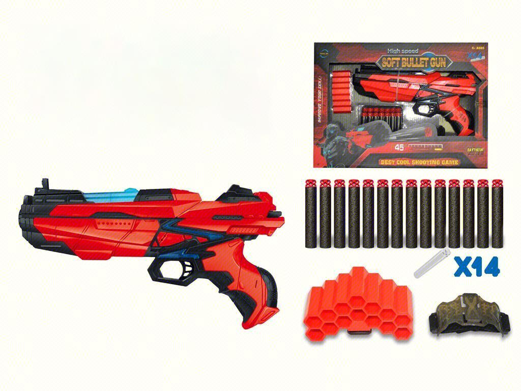 A Large Pistol With A Magazine