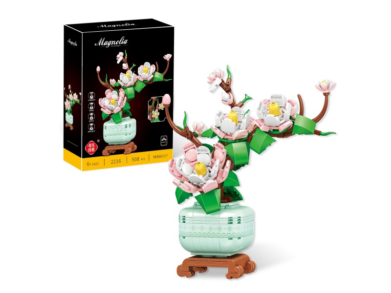 Magnolia Flower Building Blocks 508pcs