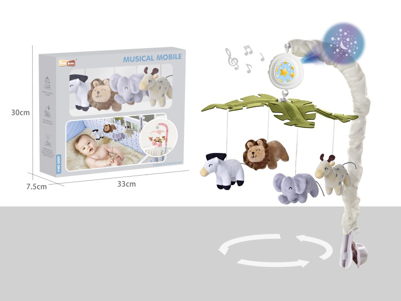 Light Projection Bedside Bell With Remote Controller