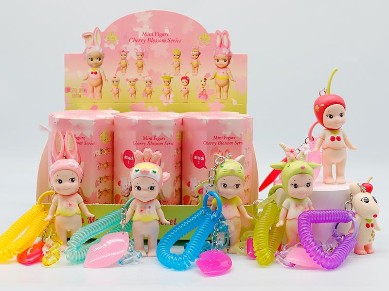 Cherry Blossom Series Mini Figures Keychain