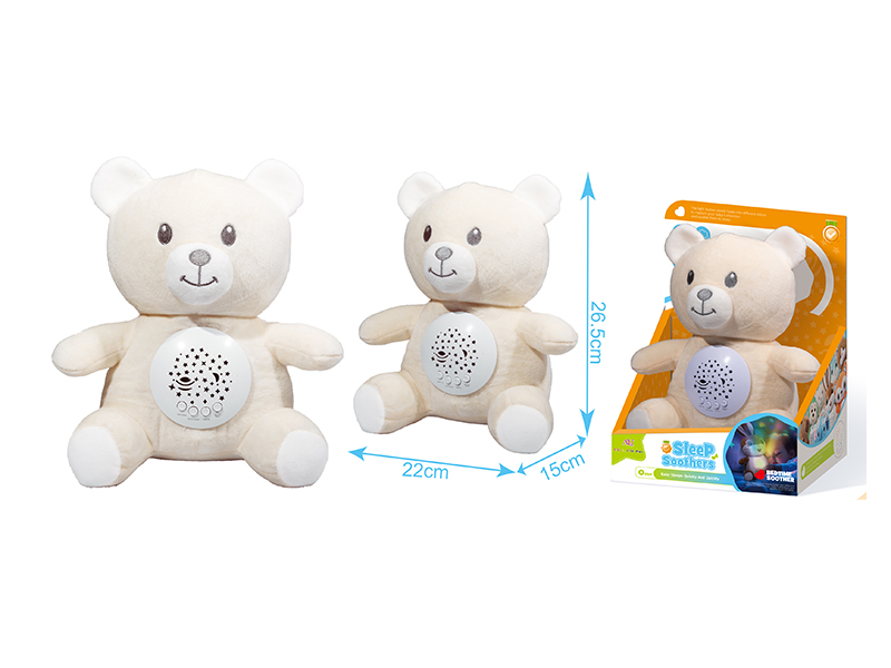 Soothe Plush Toys With Lights And Music - Bear
