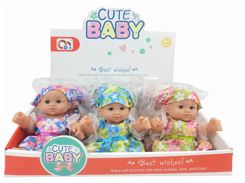9" Vinyl Baby Doll With 4 Sounds IC(12PCS)