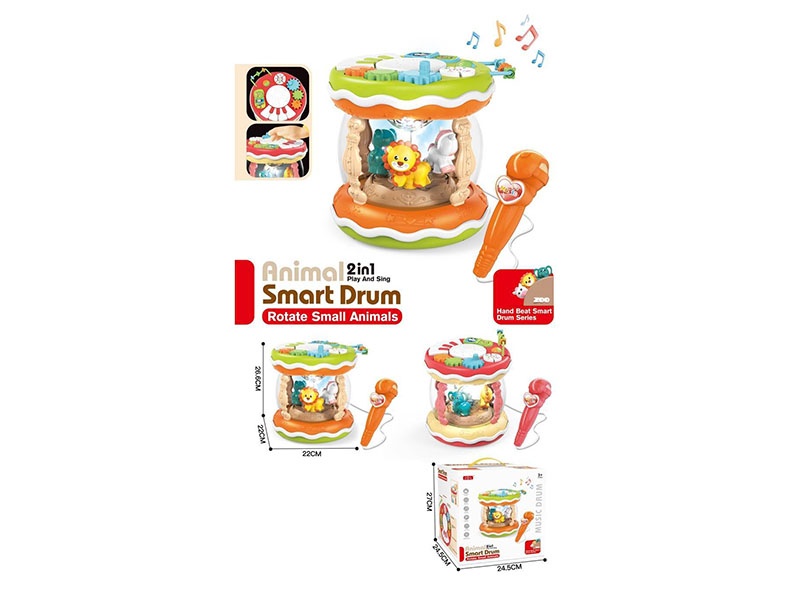 Multifunctional Hand-Tapped Drum Piano With Microphone