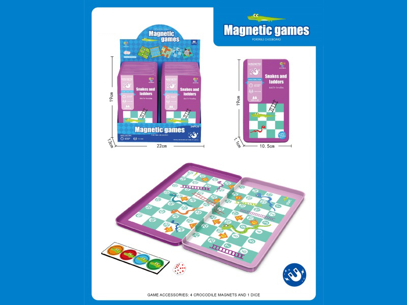 Snake Ladder Chess (Magnetic Iron Box)