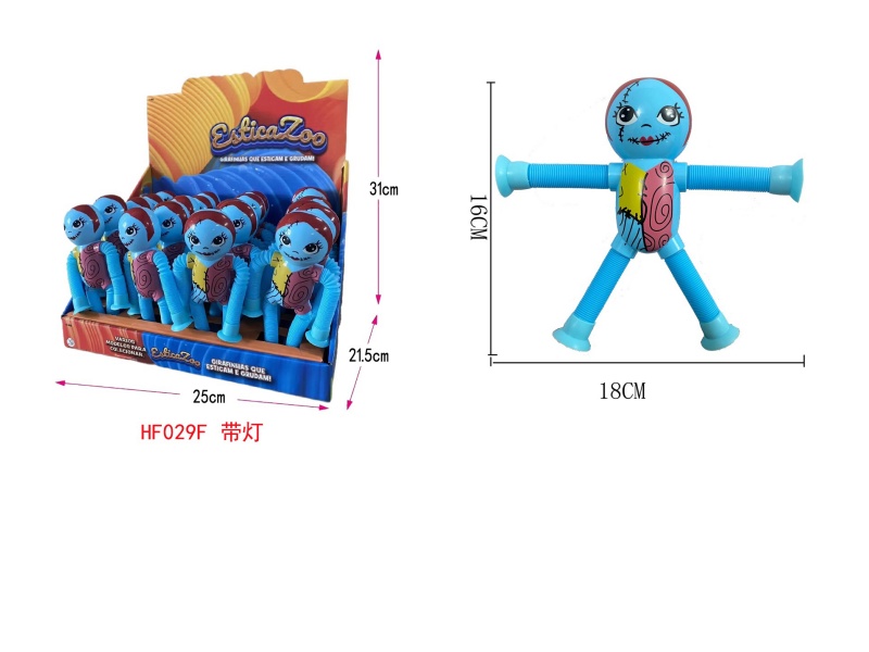 Retractable Girl Orchid (With Light) (24Pcs)