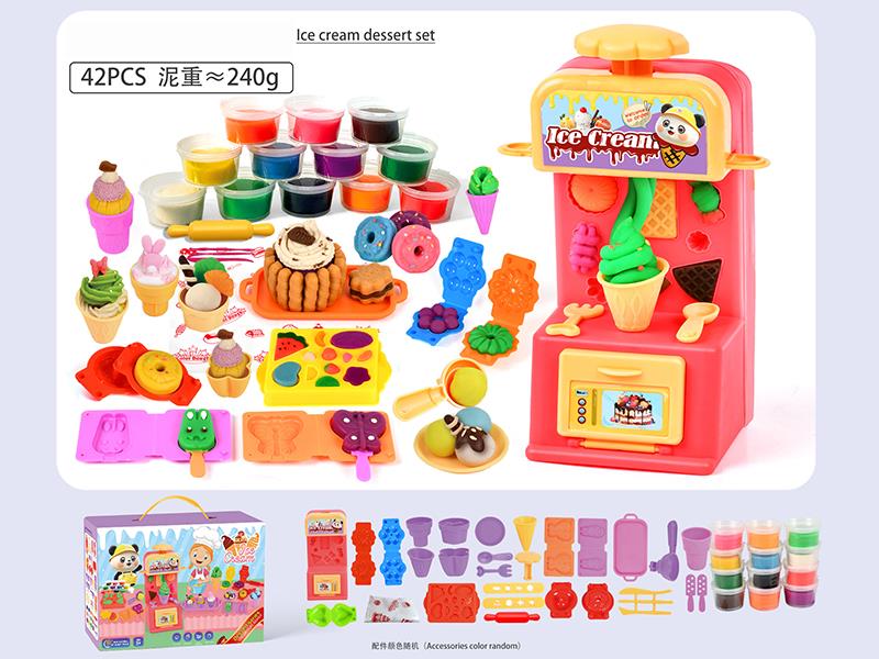 Play Dough Ice Cream Dessert Set 42pcs