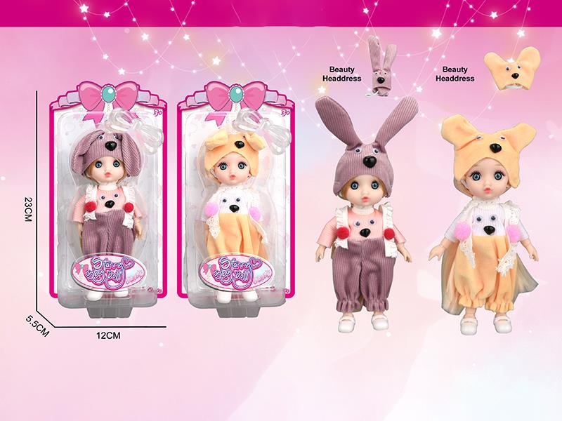 6 Inch 12-Joints Fashion Doll