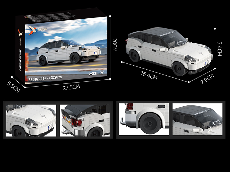 Tesla MDL-Y Car Model Building Blocks 329pcs