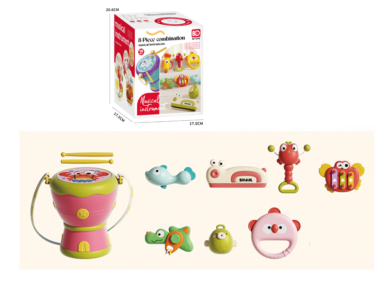 Musical Instrument Combination Set 8pcs
