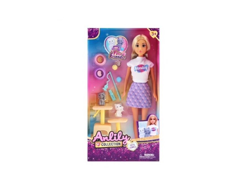 11.5-Inch Solid Doll (Brown Skin Color)