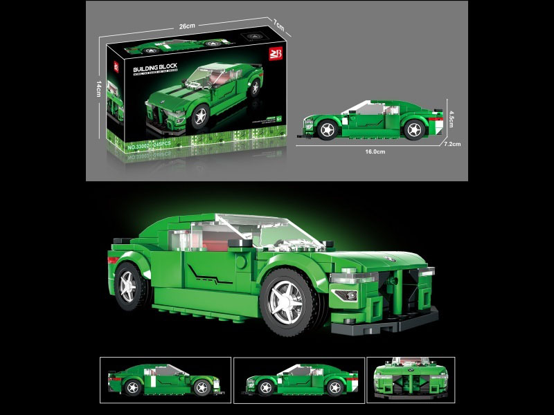 Building Blocks: 245Pcs Bmw M4