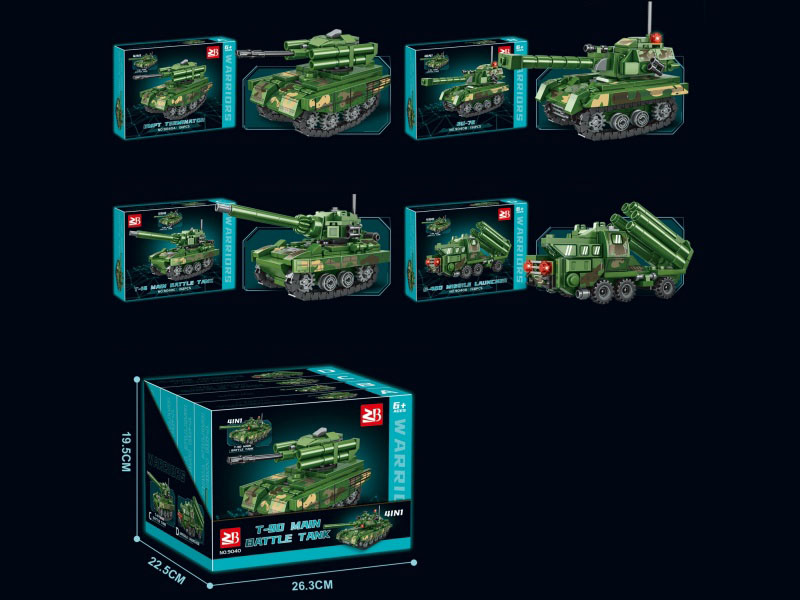 Building Blocks: 4-In-1 T-90 Main Battle Tank
