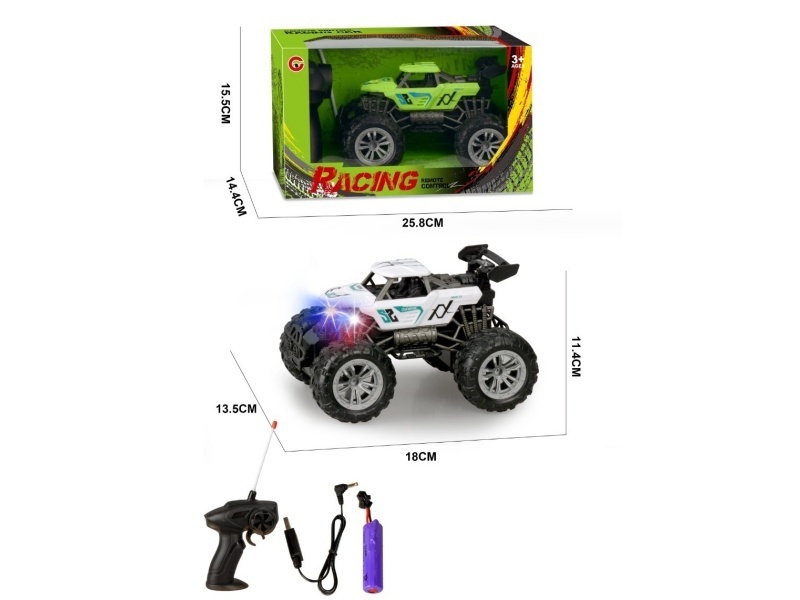 1:22 Four-Way Light Skeleton Remote Control Car