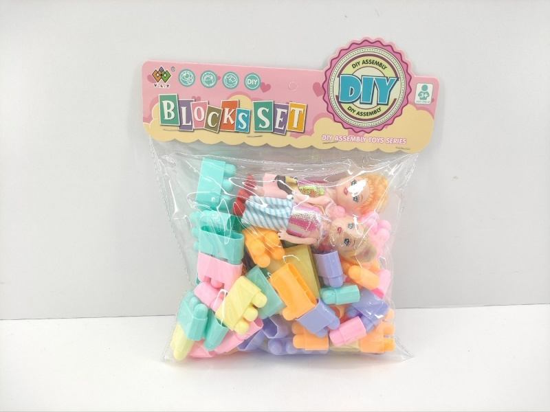 Pink Building Blocks