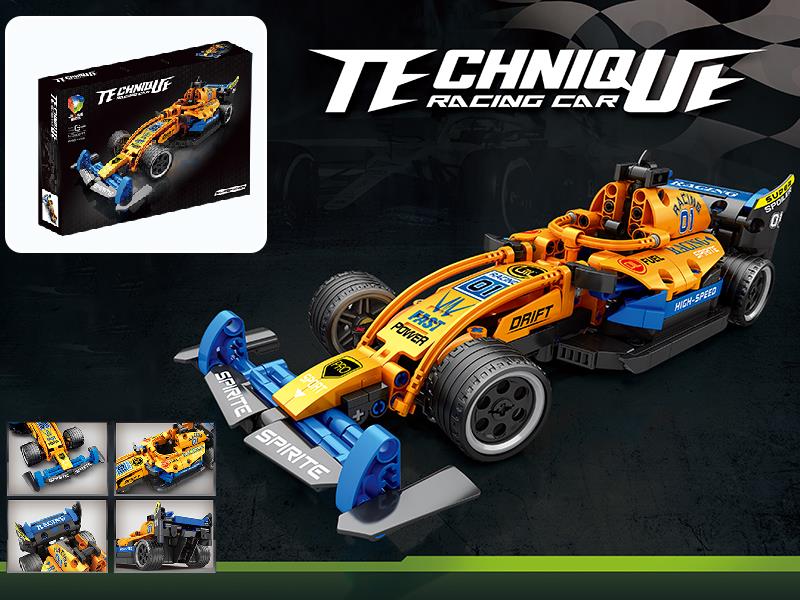 Pull Back Car Building Blocks - F1Racing Car(448PCS)
