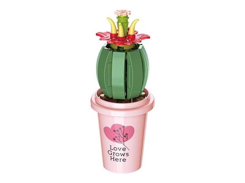 Milk Tea Cup Cactus Building Blocks