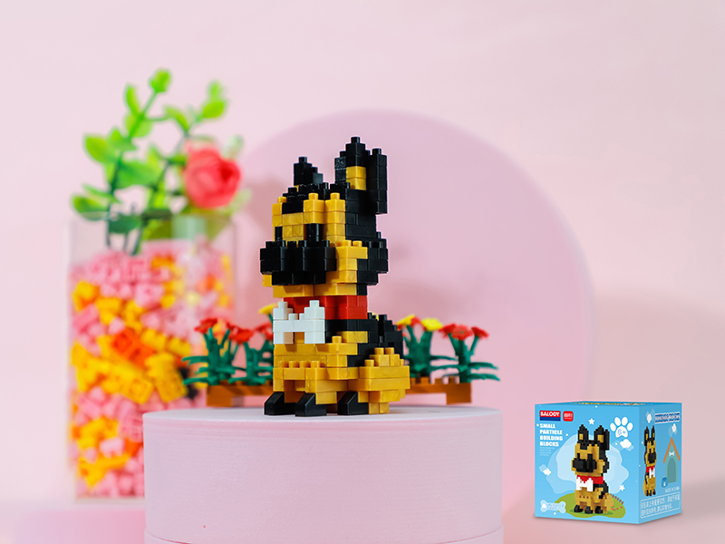 Wolf Dog Small Particle Building Blocks(193pcs)