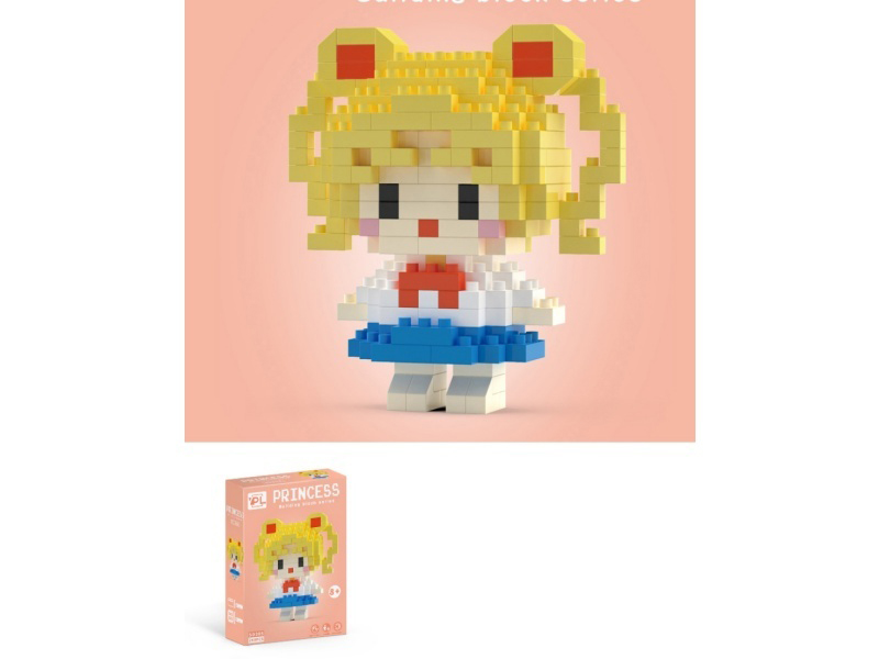 Cartoon Series - Moon Rabbit Princess Building Blocks 248 PCS