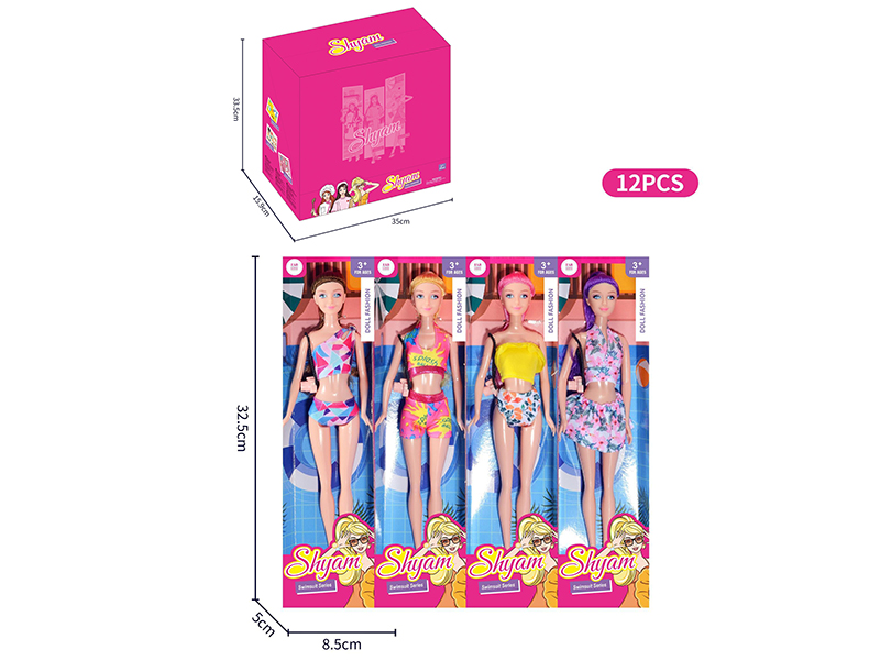 11.5" Swimwear Doll Series 12pcs
