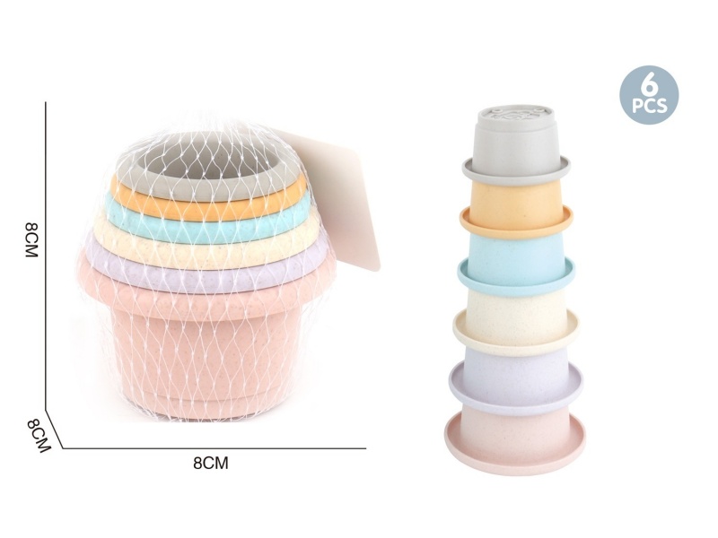 Wheat Straw Degradable Digital Animal Folding Cup