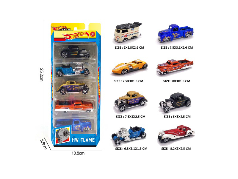 Alloy Vintage Cars 5pcs(Hot Wheels)