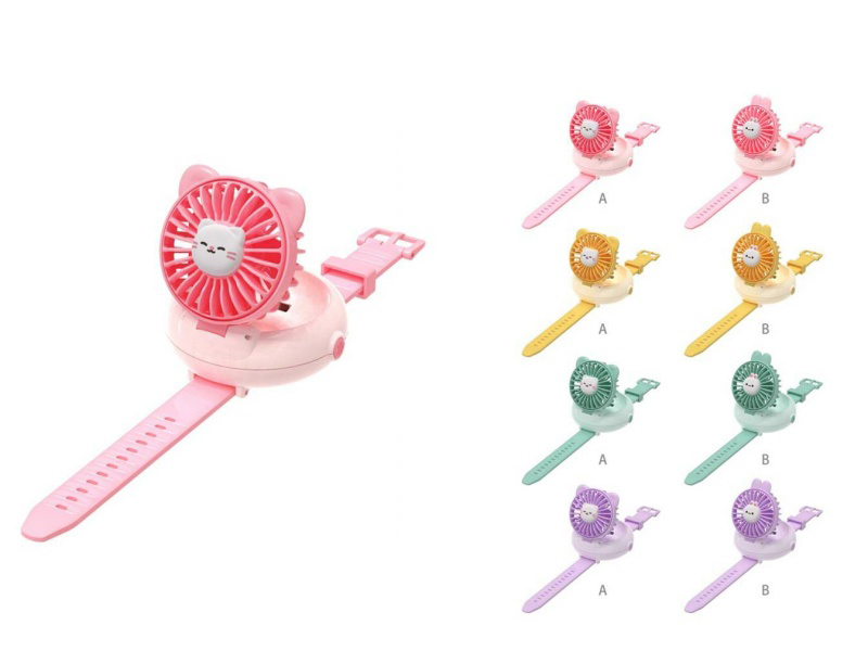 Usb Charging Cute Watch Fan