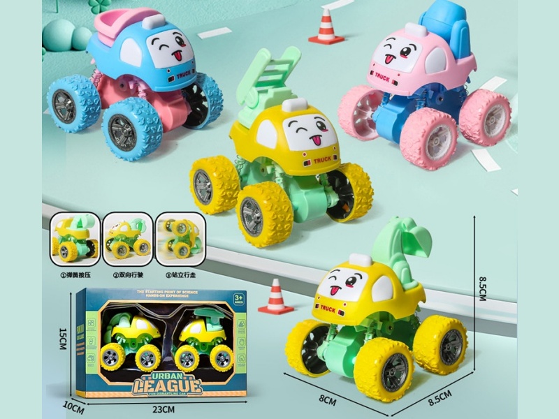 Cartoon Inertial Car