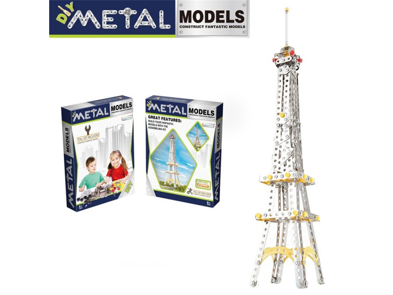 Metal Building Blocks - 389 Pieces Of The Eiffel Tower