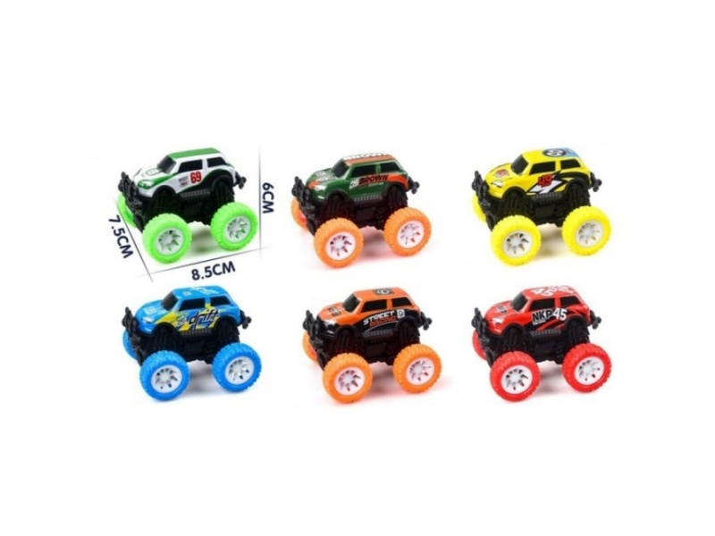 Four Pieces Of Inertial Metal Off-Road Vehicles