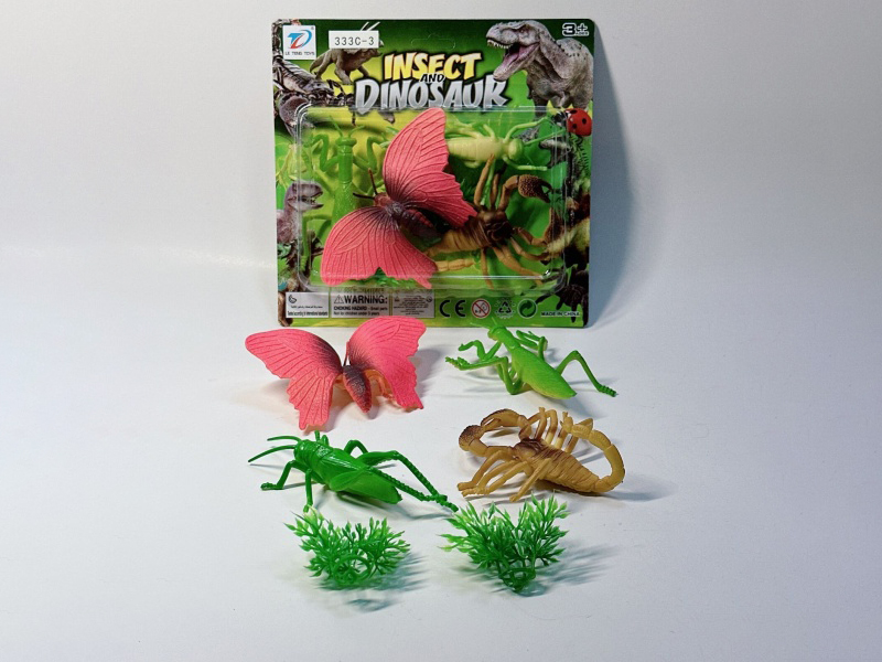 Pvc Simulation Insect 6Pcs