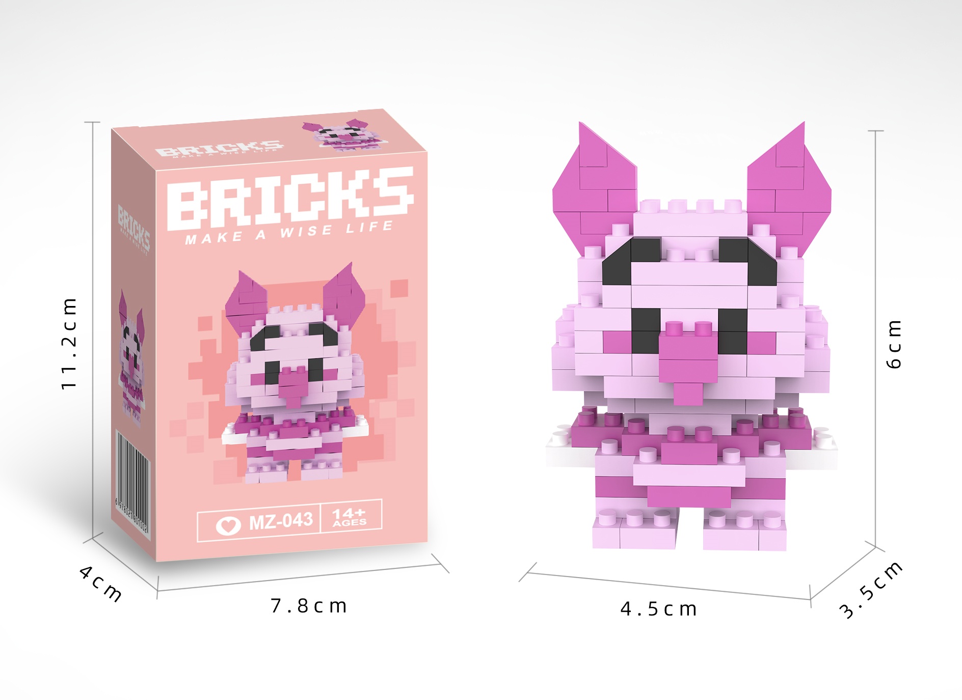 Building Blocks: 130 PCS Of Small Figurines