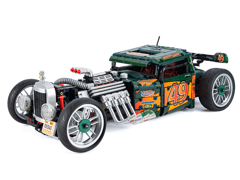 1:8 Vintage Car Building Blocks 2618PCS