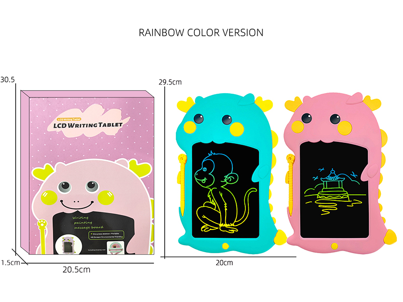 8.5" Cartoon Dinosaur Color Screen LCD Electronic Writing Board