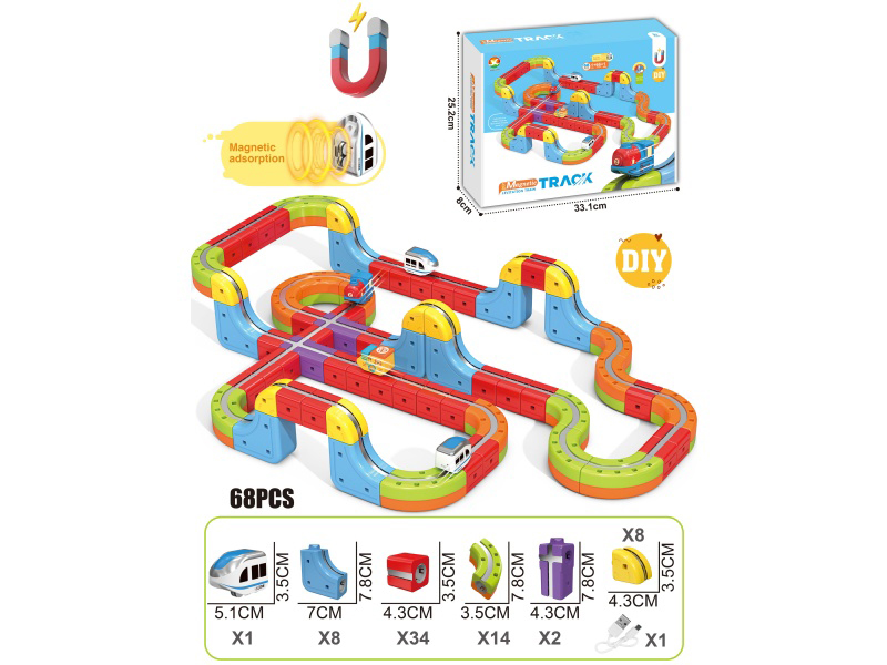 DIY Magnetic Track Levitation Train