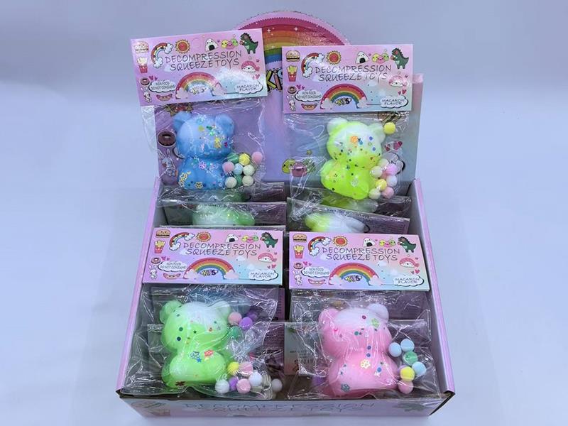 Pinch Pinch Fun: A Two-Color Bear With A Card Head