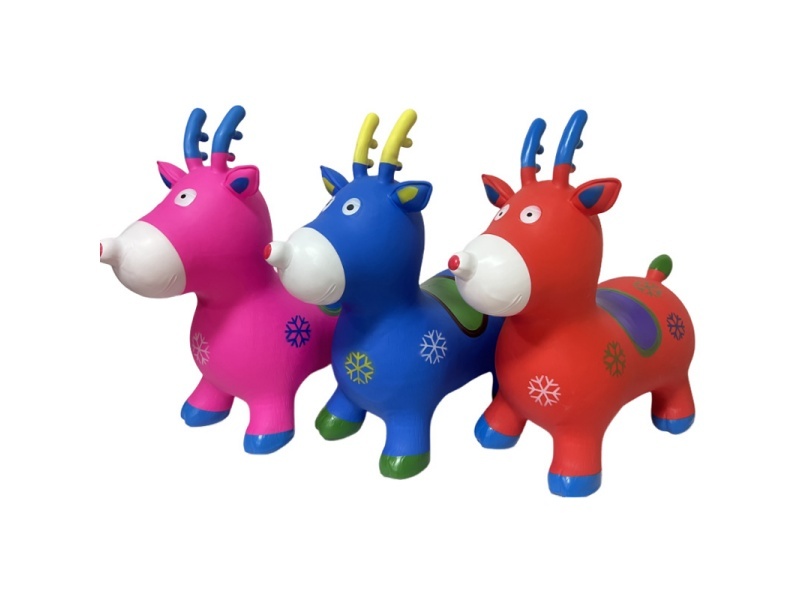 Inflatable Painted Mountain Deer With Flash Music