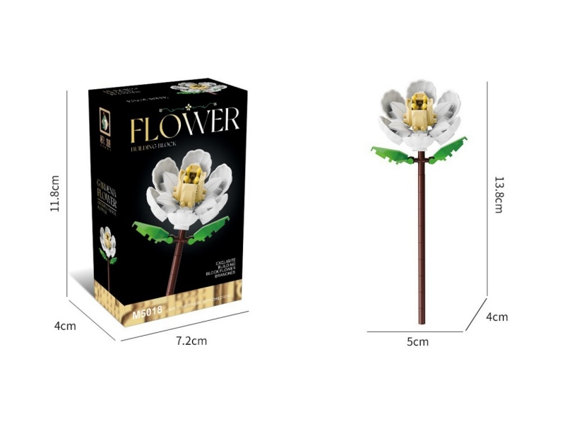 Building Blocks: 61 Pcs Of Gardenias