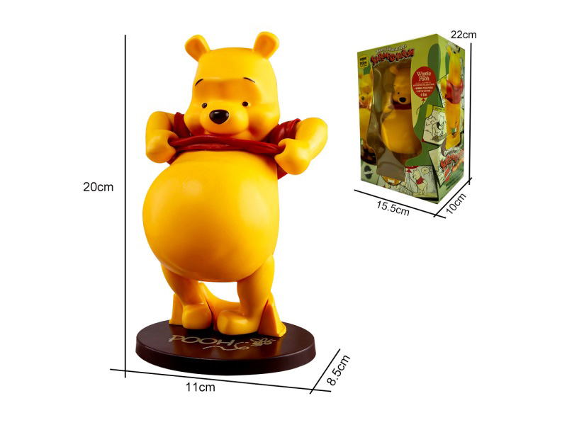 Solid Pvc Winnie The Pooh Children'S Toy Figurines And Ornaments
