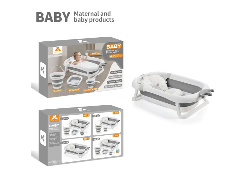 Folding Bathtub Two-Piece Set