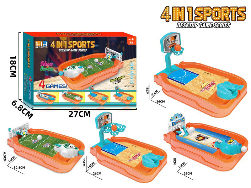4-In-1 Sports Desktop Game
