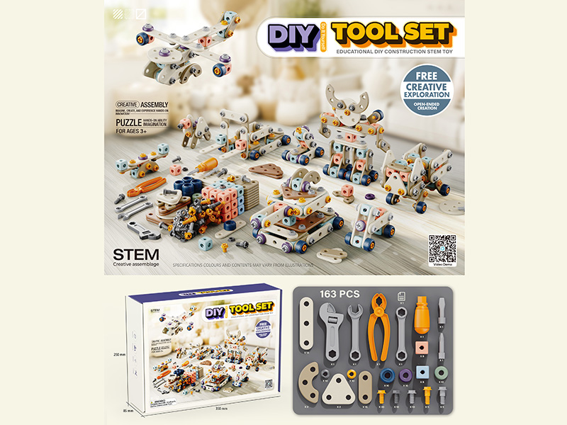 DIY Creative Assembly Tool Set - 163PCS