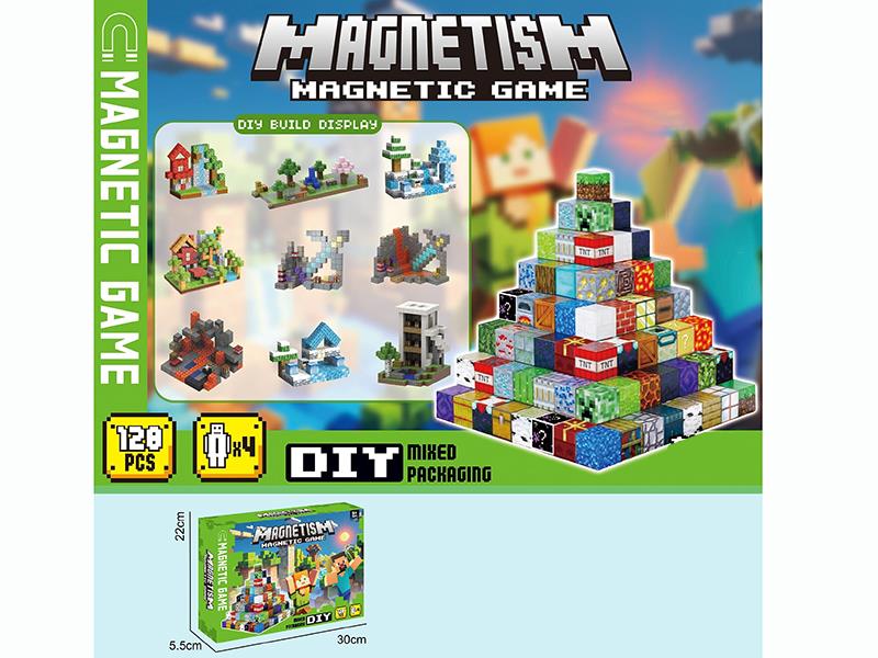 Minecraft Magnetic Cube Building Blocks 128pcs