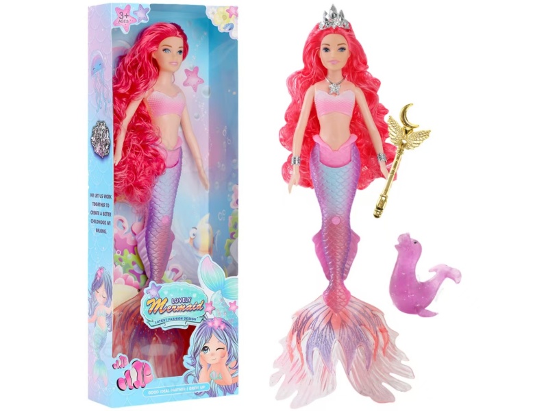 11.5-Inch Audio-Visual Music Mermaid Doll Set