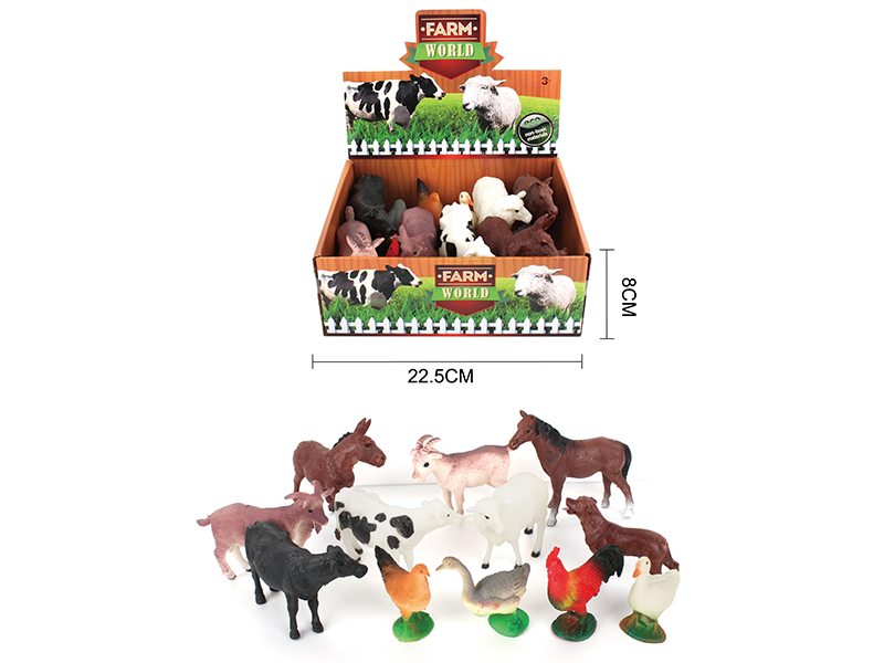 Farm Animal Model Set 12pcs