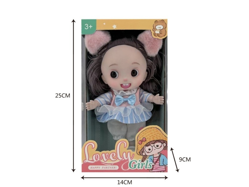 22Cm 3D Real Eye Fun Doll